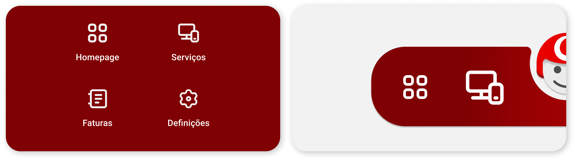Diagram showing the three redesign goals: ease of use, simplified navigation and visual modernisation